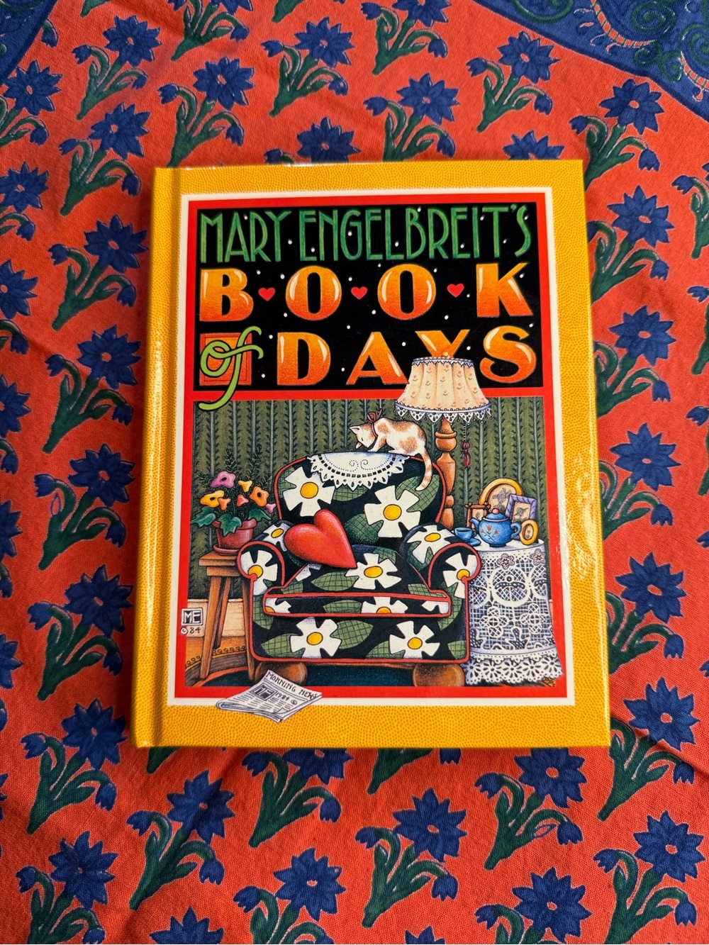 Mary Engelbreit Book of Days Hardcover Calendar Planner Diary Journal like new